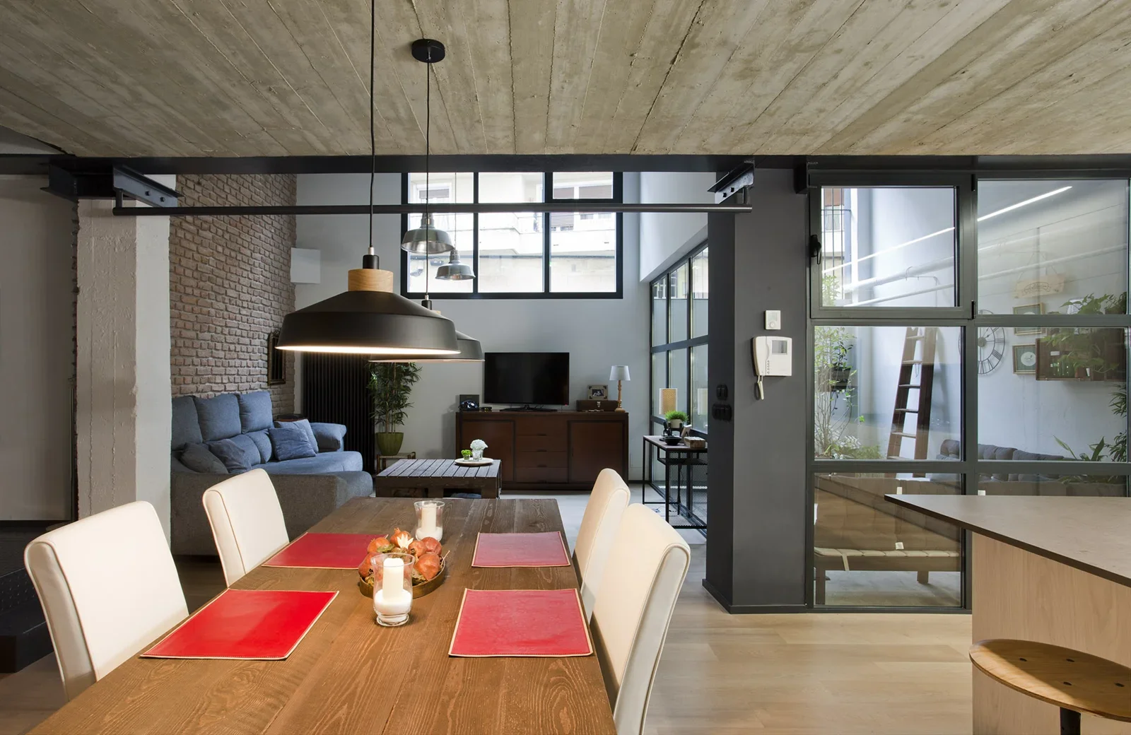 Reforma integral vivienda salon comedor después