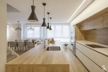 Cocina comedor reformada en Río Alzania Pamplona